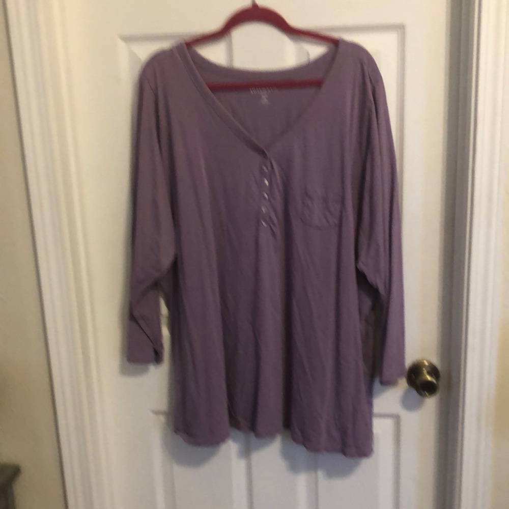 Roamans size 34/36 long sleeve Henley top
